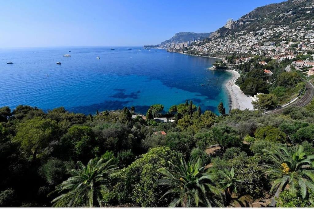 Grand Bleu, Appartamento Vista Mare E Monaco Rocabruna Exterior foto