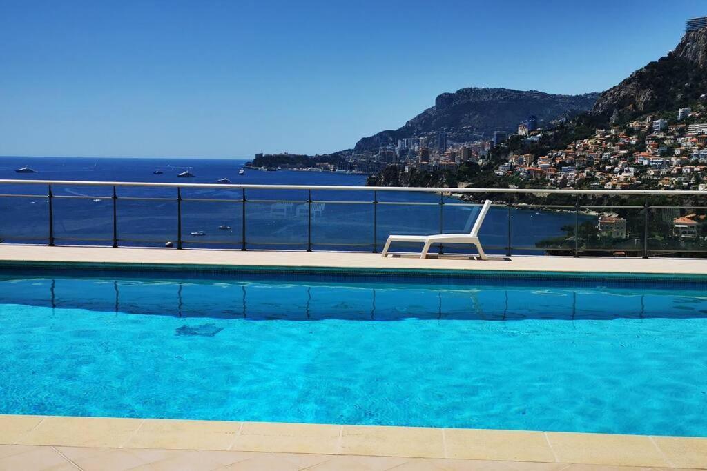 Grand Bleu, Appartamento Vista Mare E Monaco Rocabruna Exterior foto