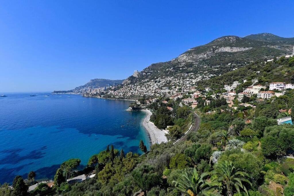 Grand Bleu, Appartamento Vista Mare E Monaco Rocabruna Exterior foto